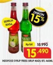 Promo Harga Freiss Syrup All Variants 460 ml - Superindo