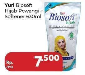 Promo Harga YURI Biosoft Hijab Detergent 630 ml - Carrefour