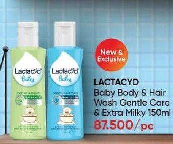 Promo Harga Lactacyd Baby Body & Hair Wash Ekstra Milky 150 ml - Guardian