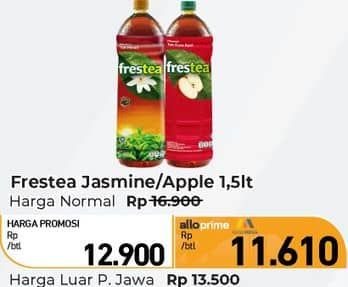 Promo Harga Frestea Minuman Teh Jasmine, Apple 1500 ml - Carrefour