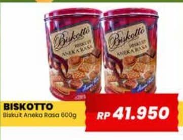 Promo Harga Biskotto Assorted Biscuit Red 600 gr - Yogya