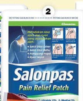 Promo Harga SALONPAS Pain Relief Patch 5 pcs - Guardian
