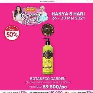 Promo Harga BOTANECO GARDEN Chia Seed Oil & Honey Conditioner 500 ml - Guardian