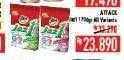 Promo Harga ATTACK Jaz1 Detergent Powder All Variants 1700 gr - Hypermart