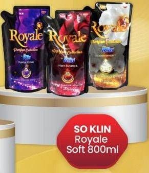 Promo Harga SO KLIN Royale Parfum Collection Hot Summer, Purple Dawn, Starry Night 800 ml - LotteMart
