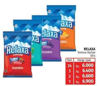 Promo Harga RELAXA Candy All Variants 125 gr - Lotte Grosir