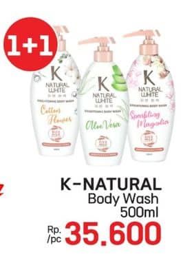 Promo Harga K Natural White Body Wash 500 ml - LotteMart