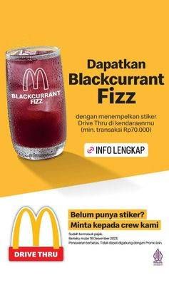 Promo Harga Blackcurrant Fiz  - McD