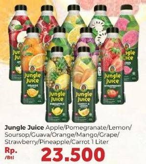Promo Harga DIAMOND Jungle Juice Mango, Guava, Soursop, Apple, Orange, Strawberry, Carrot Lemon, Lemon, Pineapple, Grape, Pomegranate 1000 ml - Carrefour