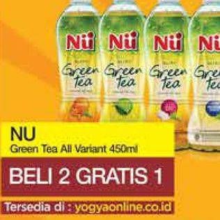 Promo Harga NU Green Tea All Variants 450 ml - Yogya