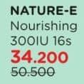 Promo Harga Natur-e Daily Nourishing 300IU 16 pcs - Watsons