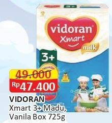 Promo Harga Vidoran Xmart 3+ Madu, Vanilla 725 gr - Alfamart