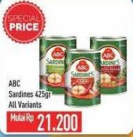 Promo Harga ABC Sardines All Variants 425 gr - Hypermart