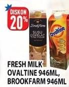 OVALTINE/ BROOKFARM Fresh Milk 946ml