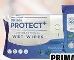 Promo Harga PRIMA PROTECT PLUS Anti Bacterial Wet Wipes 50 sheet - Hari Hari