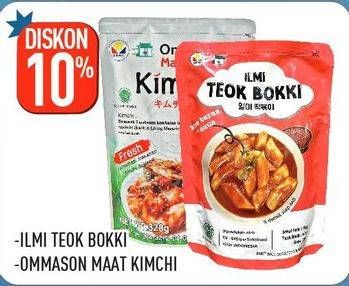 Promo Harga ILMI Teok Bokki/OMMASON Mat Kimchi  - Hypermart