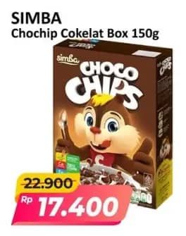 Promo Harga Simba Cereal Choco Chips Coklat 150 gr - Alfamart