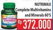 Promo Harga NUTRIMAX Complete Multivitamins & Minerals 60 pcs - Hypermart