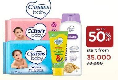 Promo Harga CUSSONS BABY Baby Care  - Watsons
