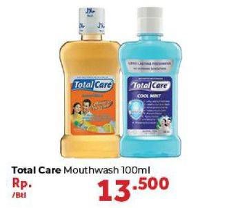 Promo Harga TOTAL CARE Mouthwash 100 ml - Carrefour