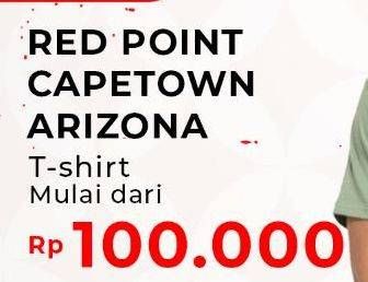 Promo Harga Red POint/Capetown/Arizona T-Shirt  - Carrefour