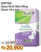 Promo Harga Softex Daun Sirih 29cm 18 pcs - Indomaret