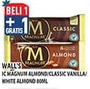Promo Harga Walls Magnum Almond, Classic, White Almond 80 ml - Hypermart