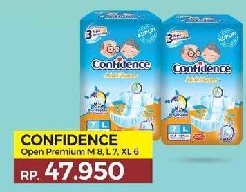 Promo Harga CONFIDENCE Adult Diapers Perekat M8, L7, XL6  - Yogya