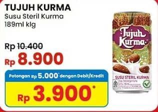 Promo Harga Tujuh Kurma Susu Steril Kurma 200 ml - Indomaret