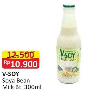 Promo Harga V-SOY Soya Bean Milk 300 ml - Alfamart