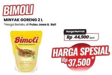 Promo Harga Bimoli Minyak Goreng 2000 ml - Carrefour