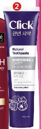 Promo Harga CLICK Toothpaste Himalaya Salt 100 gr - Watsons