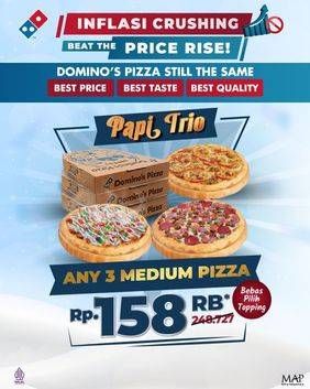 Promo Harga Dominos Medium Pizza  - Domino Pizza