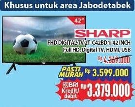 Promo Harga SHARP 2T-C42BD1i | LED TV 42"  - Hypermart