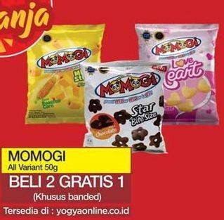 Promo Harga MOMOGI Premium Snack All Variants 50 gr - Yogya
