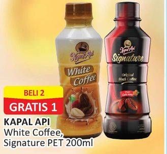 Promo Harga KAPAL API White Coffee/Signature Drink 200ml  - Alfamart