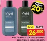Promo Harga Kahf Body Wash Acne Fight And Relaxing, Brightening And Cooling 200 ml - Superindo