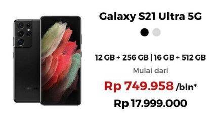 Promo Harga SAMSUNG Galaxy S21 Ultra 5G  - Erafone
