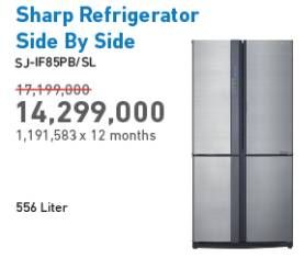 Promo Harga SHARP SJ-IF85PB | Refrigerator SL 556000 ml - Electronic City