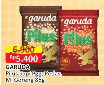 Promo Harga Garuda Snack Pilus Sapi Panggang, Pedas, Mi Goreng 95 gr - Alfamart