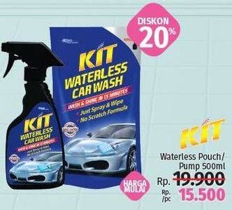 Promo Harga KIT Waterless Car Wash 500 ml - LotteMart
