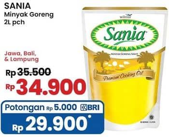 Promo Harga Sania Minyak Goreng 2000 ml - Indomaret