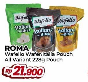 Promo Harga Roma Wafello Bites All Variants 228 gr - Yogya