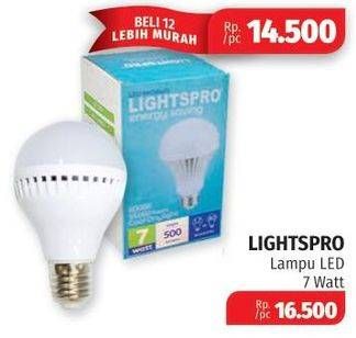 Promo Harga LIGHTSPRO Lampu LED Bulb 7W  - Lotte Grosir