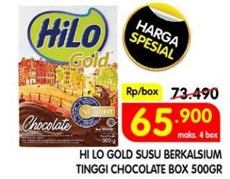 Promo Harga HILO Gold Chocolate 500 gr - Superindo