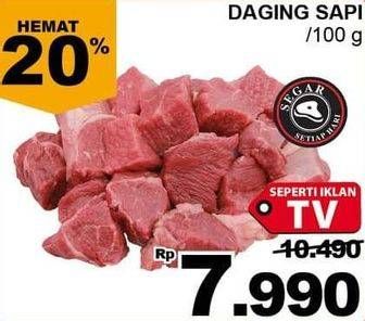 Promo Harga Daging Rendang Sapi per 100 gr - Giant