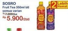 Promo Harga SOSRO Fruit Tea All Variants 350 ml - Indomaret