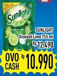 Promo Harga SUNLIGHT Pencuci Piring Jeruk Nipis 100 755 ml - Hypermart