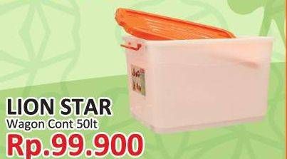 Promo Harga LION STAR Wagon Container 50000 ml - Yogya