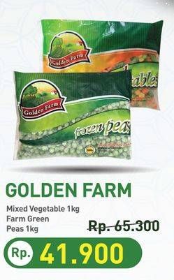 Promo Harga Golden Farm Mixed Vegetable/Green Peas  - Hypermart